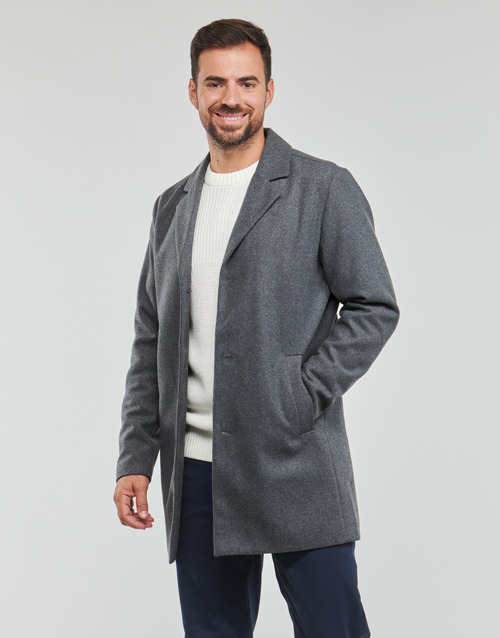 Jack & Jones - JJTOMMY WOOL COAT Gris