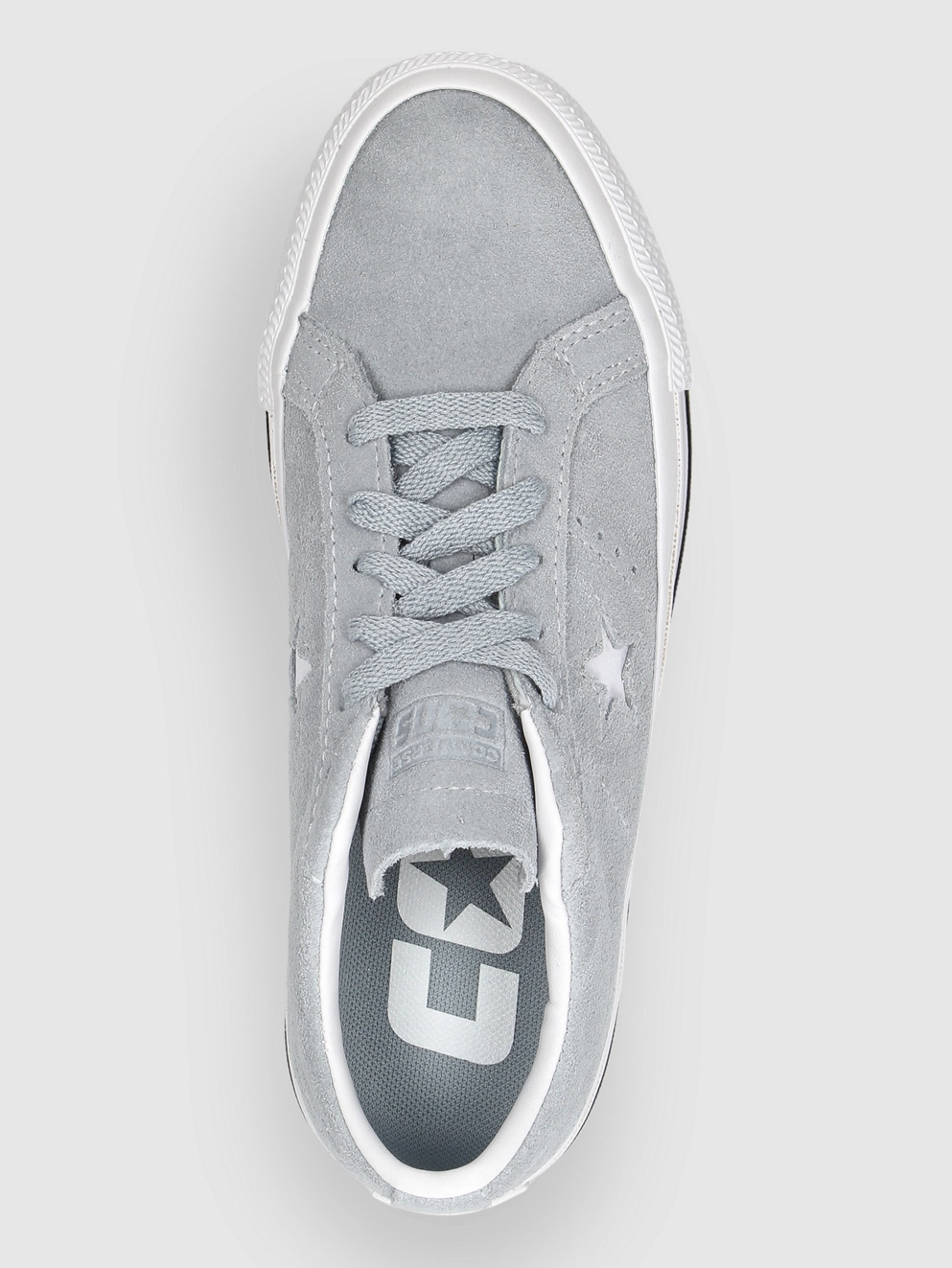 Converse Cons One Star Pro Fall Tone Skate Shoes wolf grey/white/black