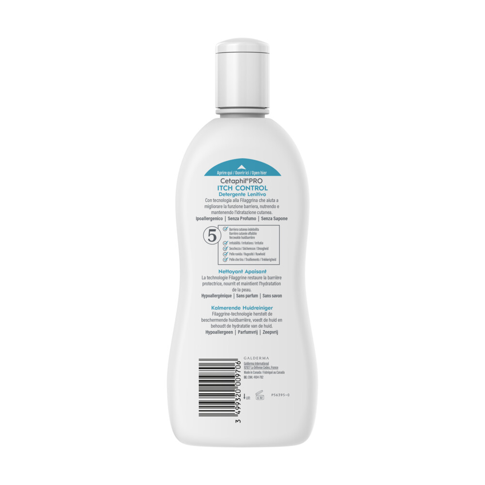 2x Cetaphil PRO Itch Control Kalmerende Huidreiniger295 ml