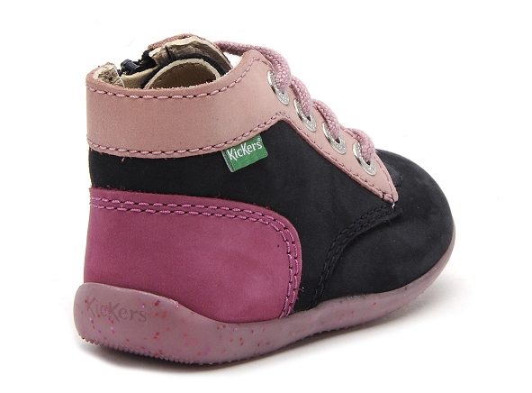 Kickers boots bottine bebe bonzip marine bleu