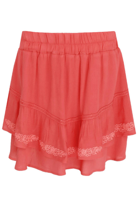 Fluresk roze dames rok