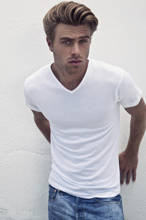 Alan Red witte heren t-shirt