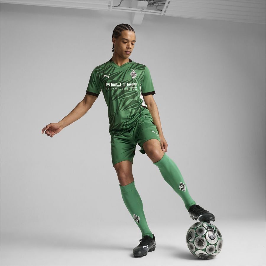 PUMA Borussia Mönchengladbach 2024/25 Short Extérieur - Vert Noir