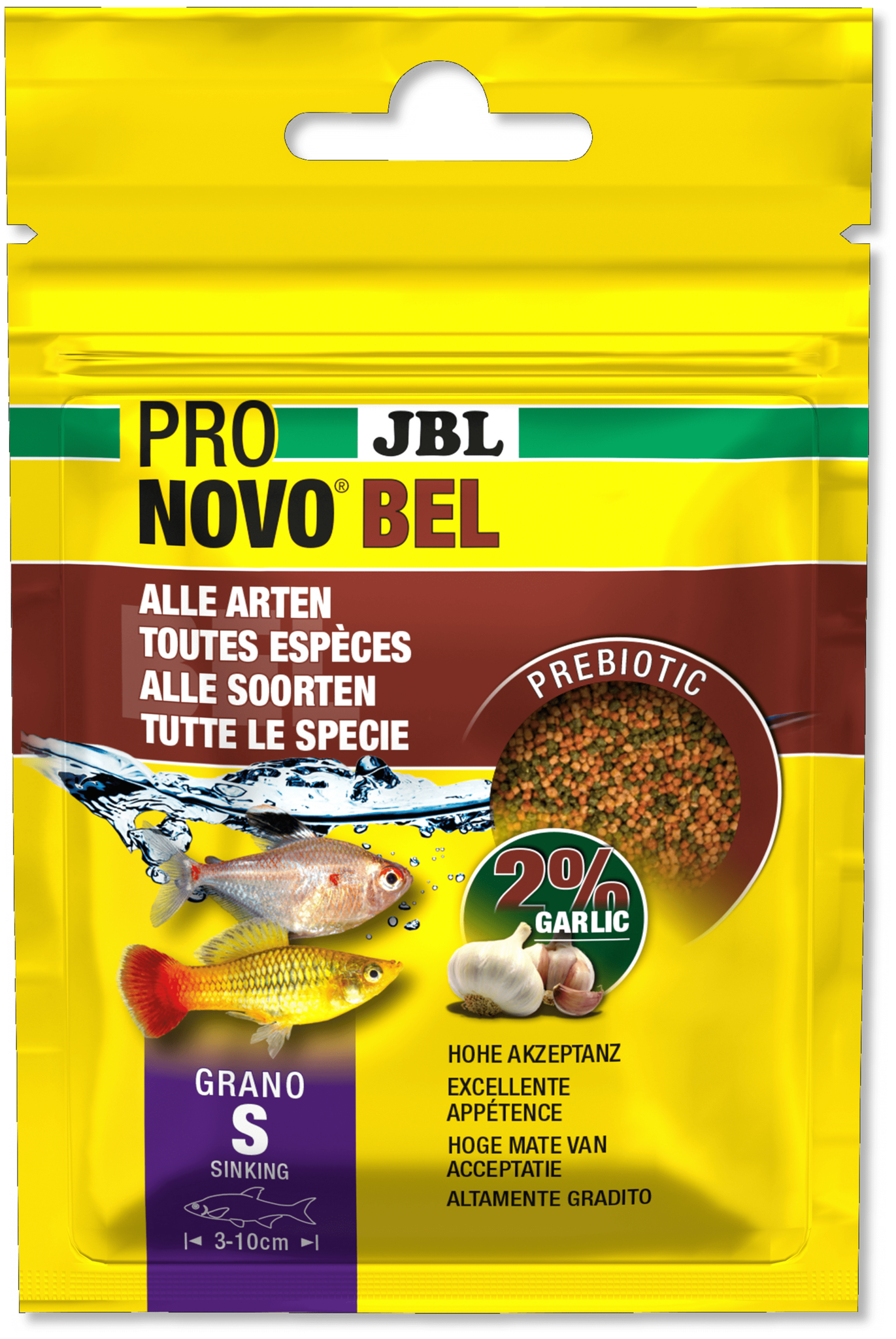 JBL Pronovo Bel Grano S 20ml | Zinkend granulaatvoer
