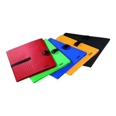 Oxford Bicolor Recyc+ - Chemise à sangle avec rabats - fermeture avec clip - disponible dans différentes associations de couleurs