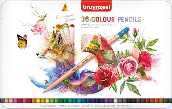 Bruynzeel Expression Fargeblyanter 36-sett