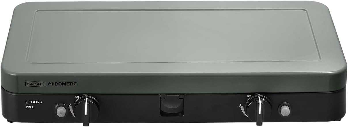 CADAC - 2-Cook 3 Pro Stove - Tischgrill - 50mBar - Campinggrill - Für draußen grillen - Stahl - Aluminium - Kunststoff - Gas Barbecue