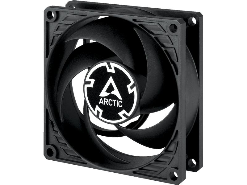 Arctic Cooling PC-Lüfter P8 Max Schwarz PWM-Gehäuselüfter mit 80 mm Durchmesser