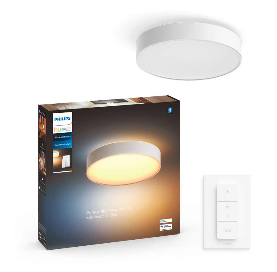 Philips Hue - Enrave Ceiling Lamp Medium -38 cm - WhiteAmbiance