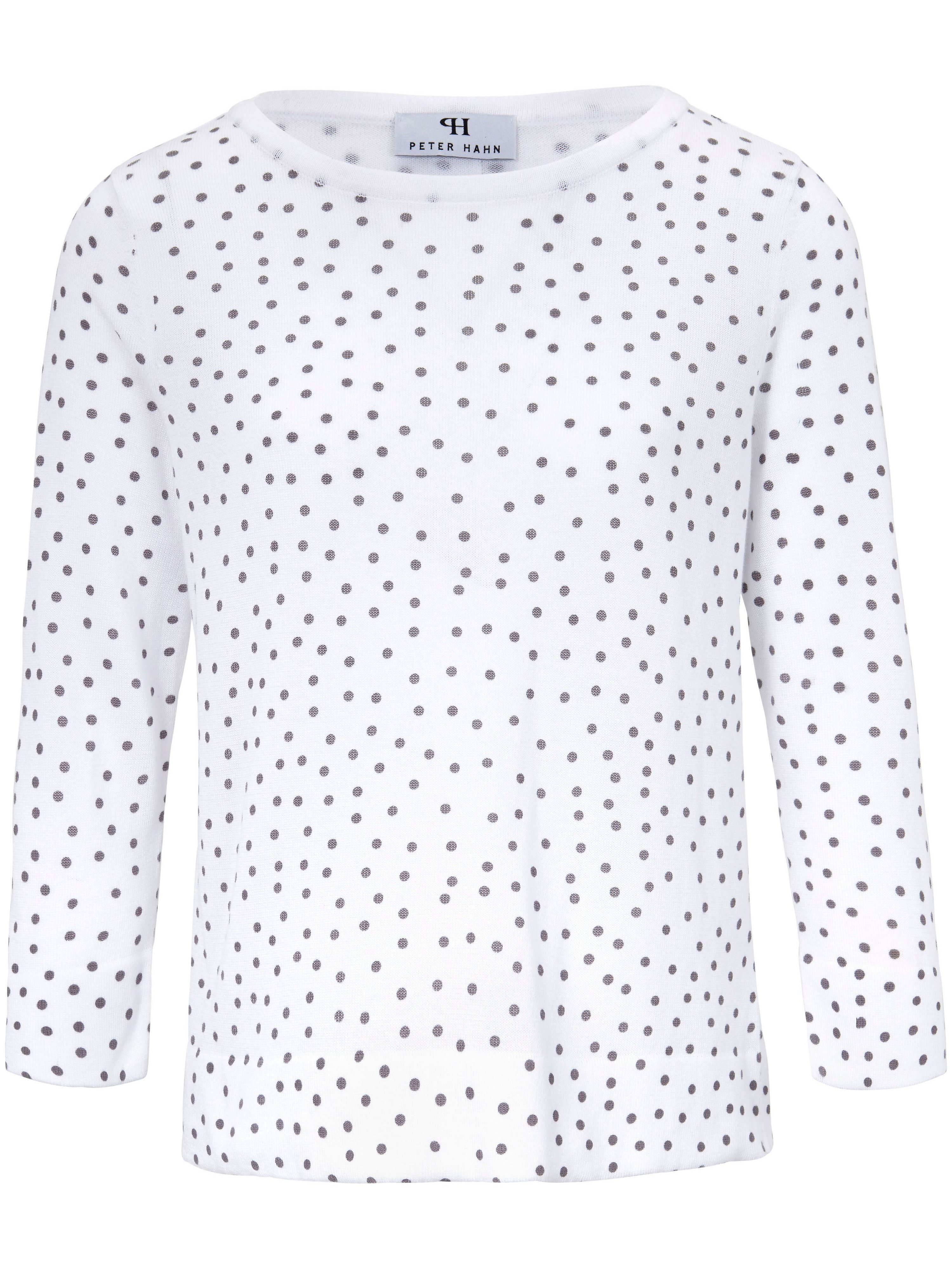 Rundhals-Pullover mit 3/4-Arm