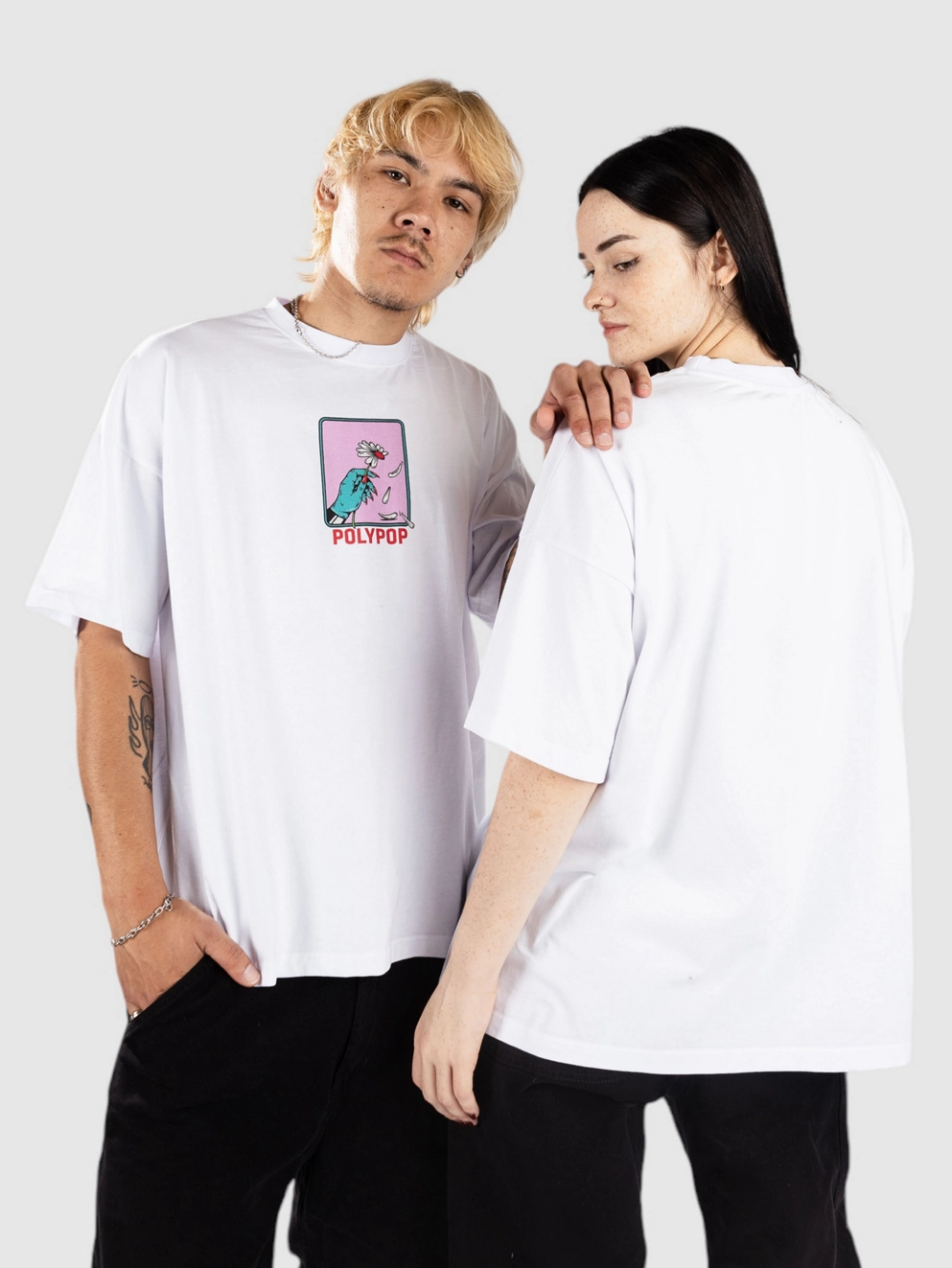 Polypop Love Me Not T-Shirt white