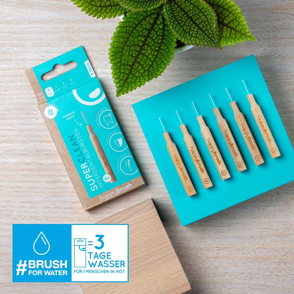 happybrush  SuperClean Interdentalbürsten, ISO 3