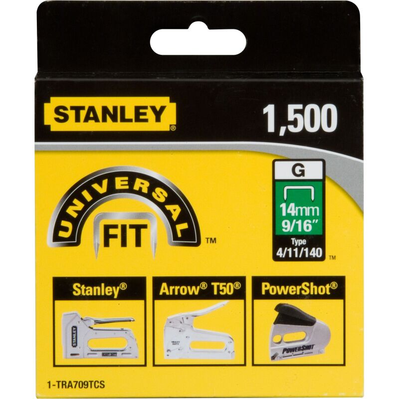 Agrafes 14 mm type G - boite de 1000 pièces