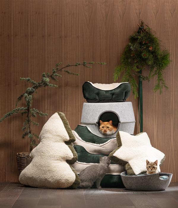Dehner Lieblinge Kuschelbett Silky, rund