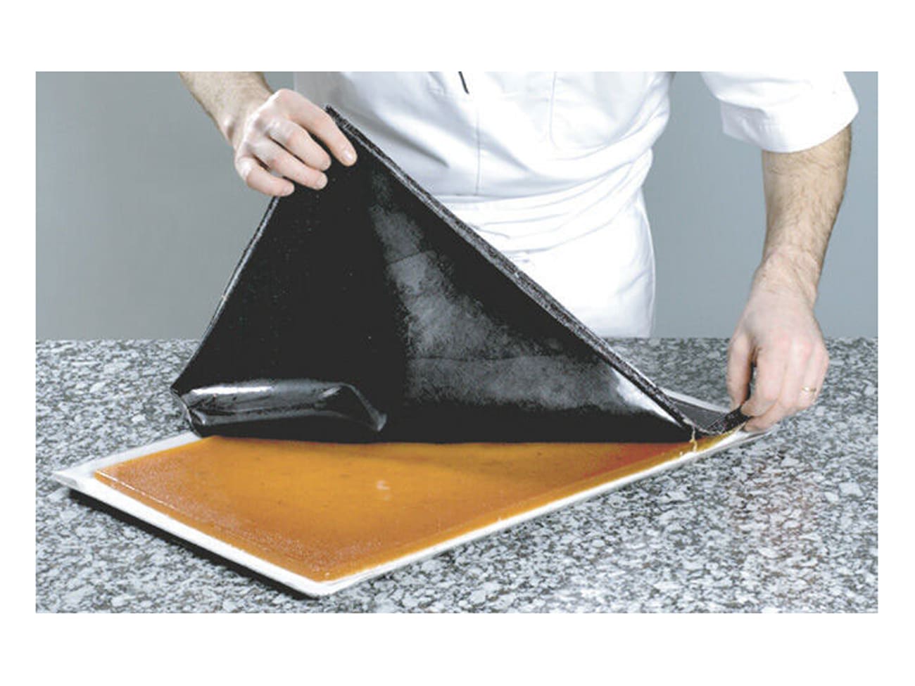 Plaque Flexipan entremets - 55,5 x 36 cm - hauteur 2 cm - Flexipan