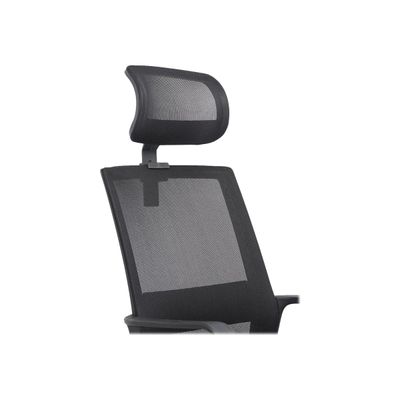 Fauteuil de bureau LIBERTY 02 - accoudoirs fixes - appui-tête réglable - noir