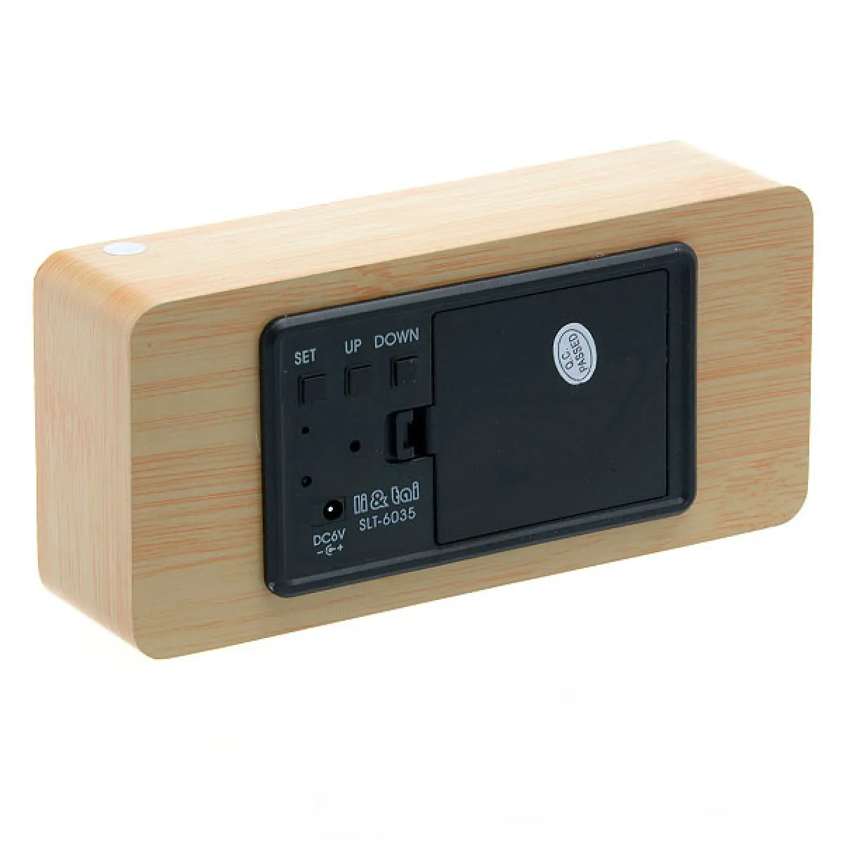 Réveil LED en Bois