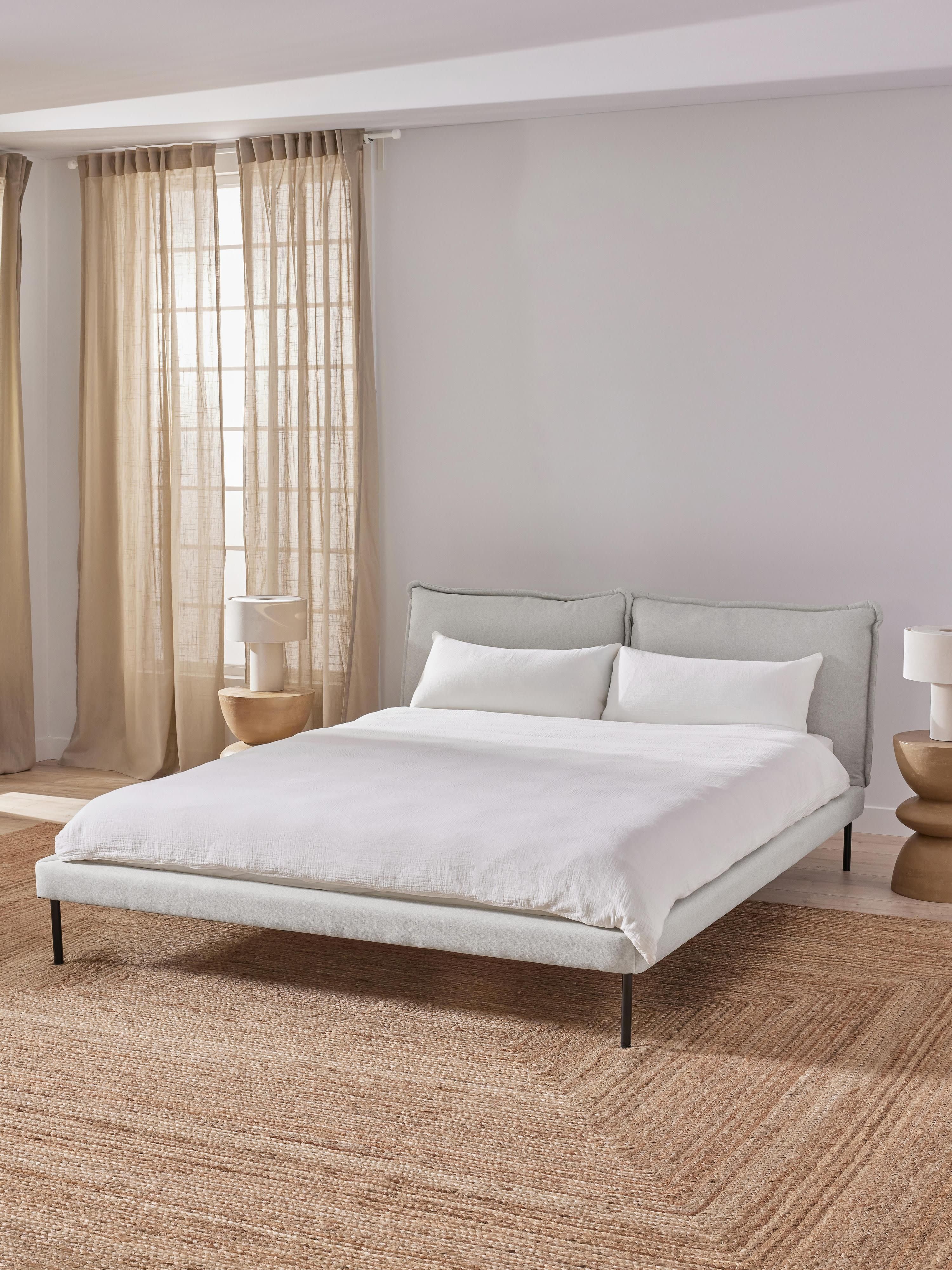 Gestoffeerd bed Amelia
