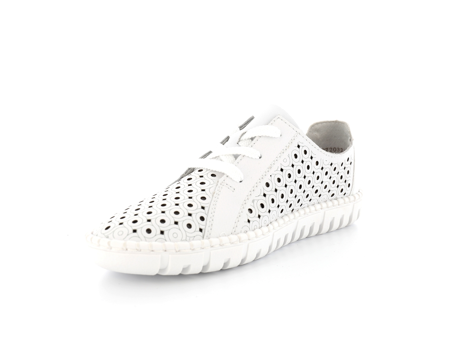 Rieker-M2300 Cuir Blanc