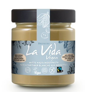 La Vida Vegan Witte Hazelnootpasta 200GR