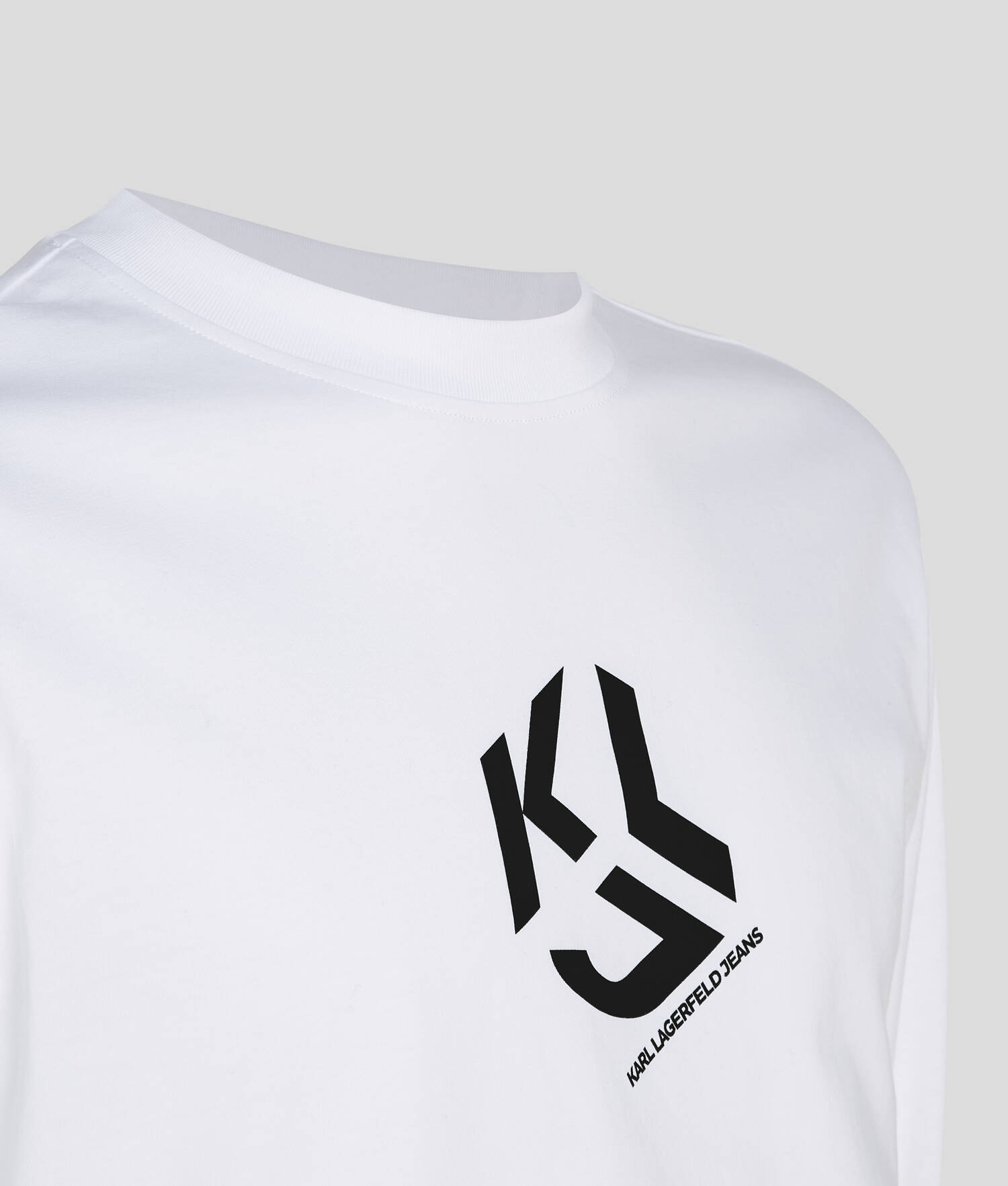 T-SHIRT MONOGRAM À MANCHES LONGUES KLJ