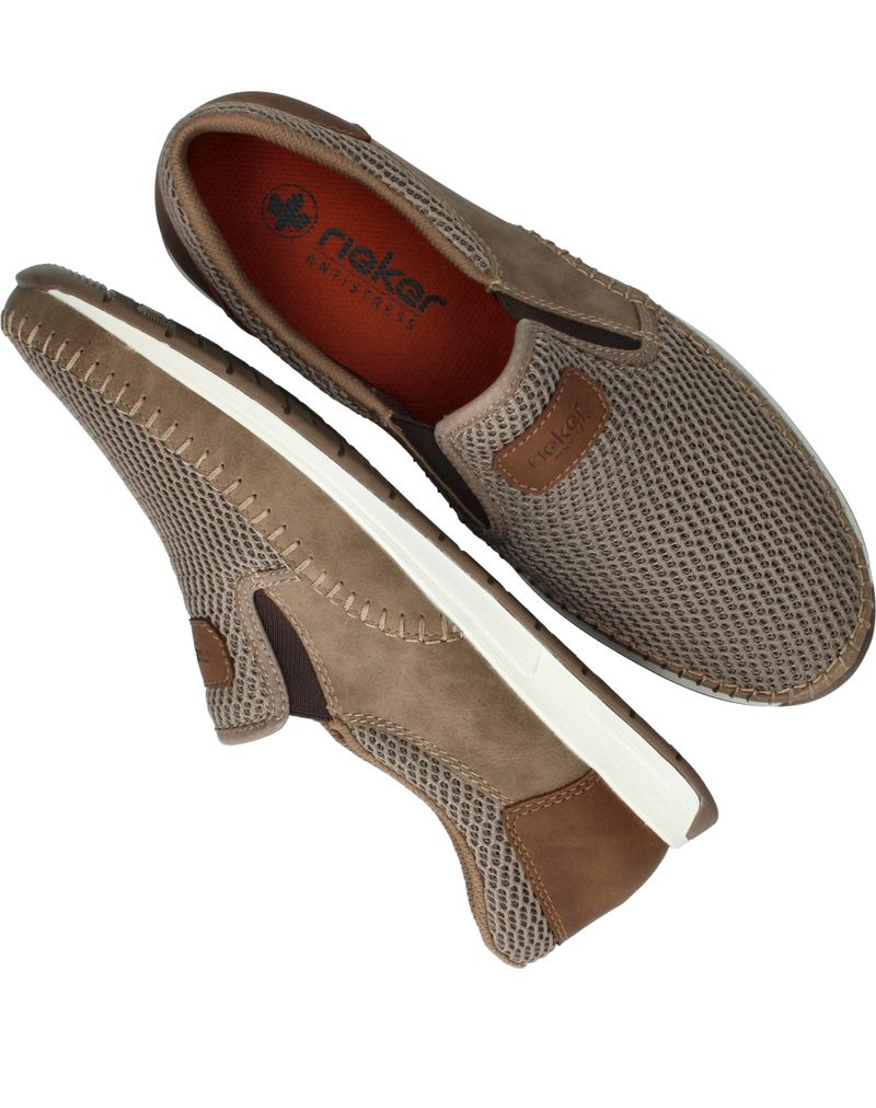 Rieker Instappers Beige Heren