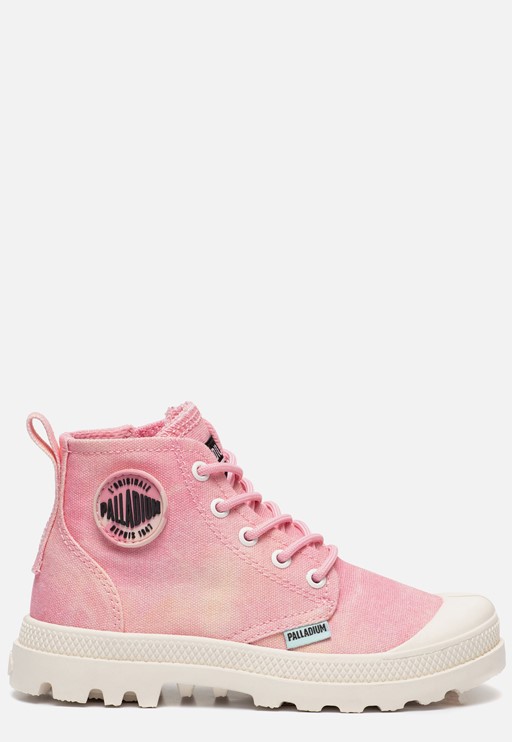 Palladium Veterboots roze Canvas