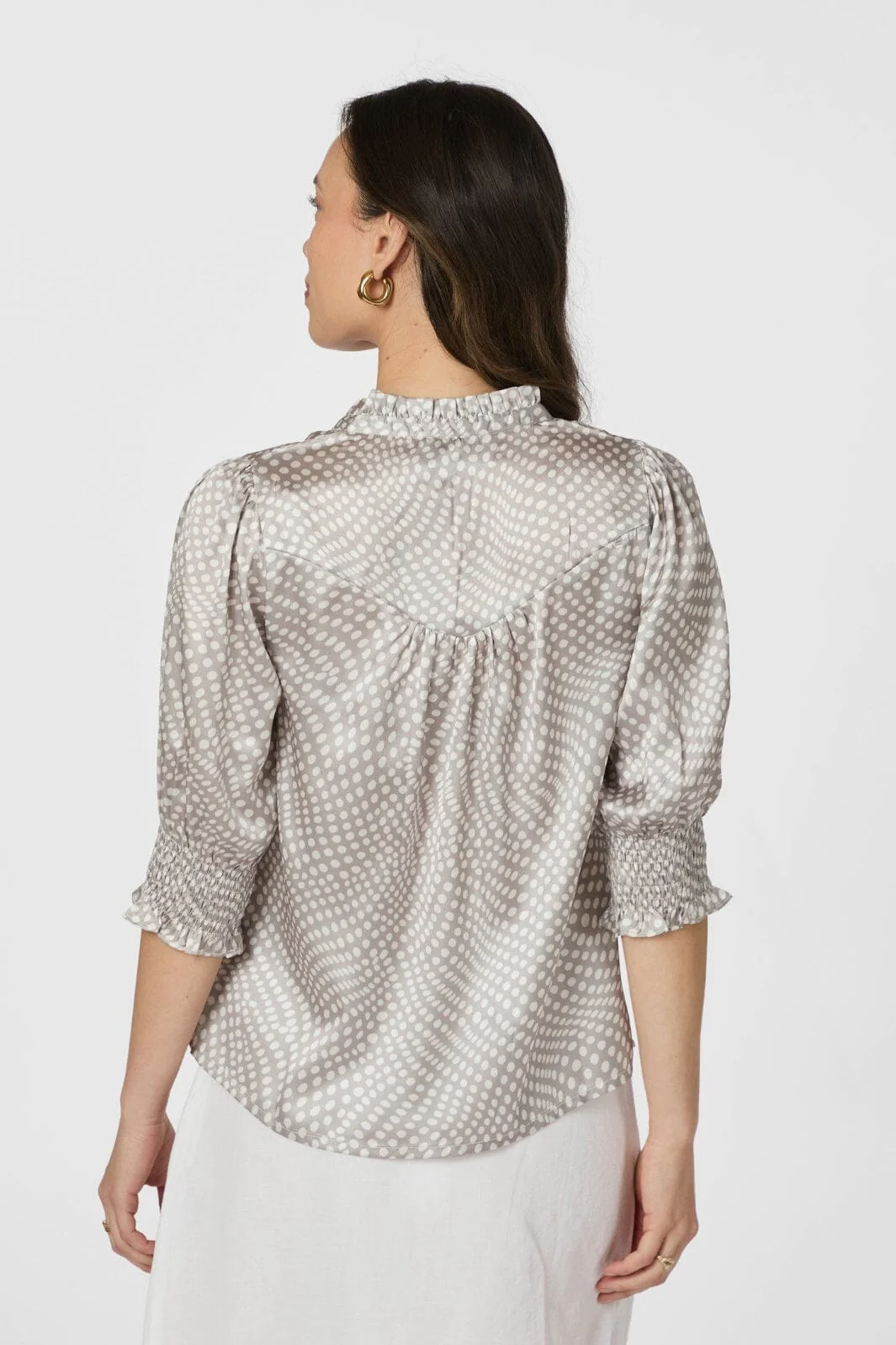 Neo Noir Diana Vibrant Dot Blouse 163423