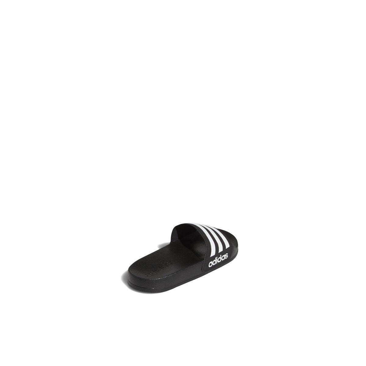 Facile à mettre-Adilettes-jb-Sandales athlétiques à glissière - Talon plat - Noir Ouvert