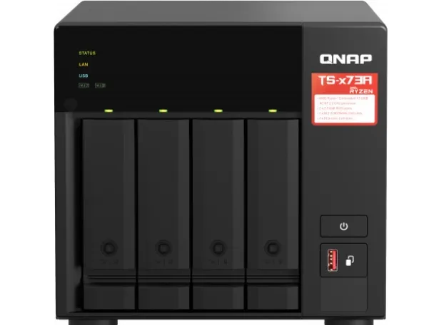 QNAP TS-473A - NAS-server - 4 bays - SATA 6Gb/s - RAM 8 GB - 2.5 Gigabit Ethernet