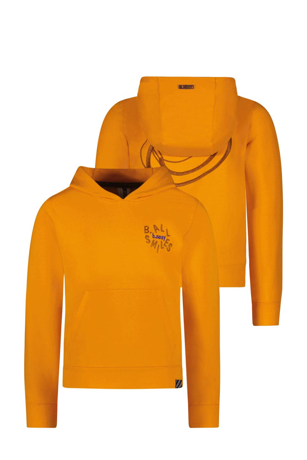 B.Nosy hoodie Sep met backprint oranje