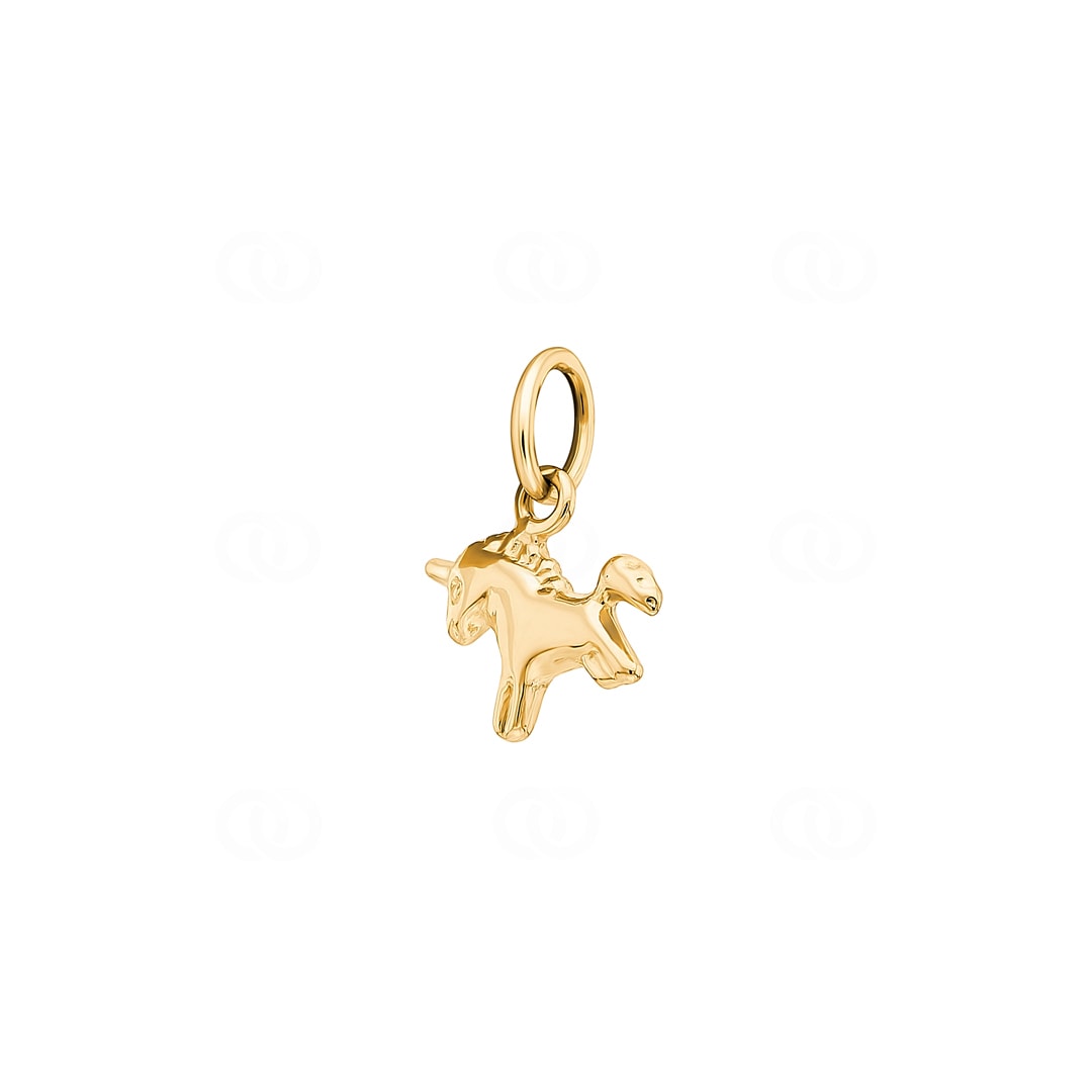 Anhänger 750/18 K Gelbgold Einhorn