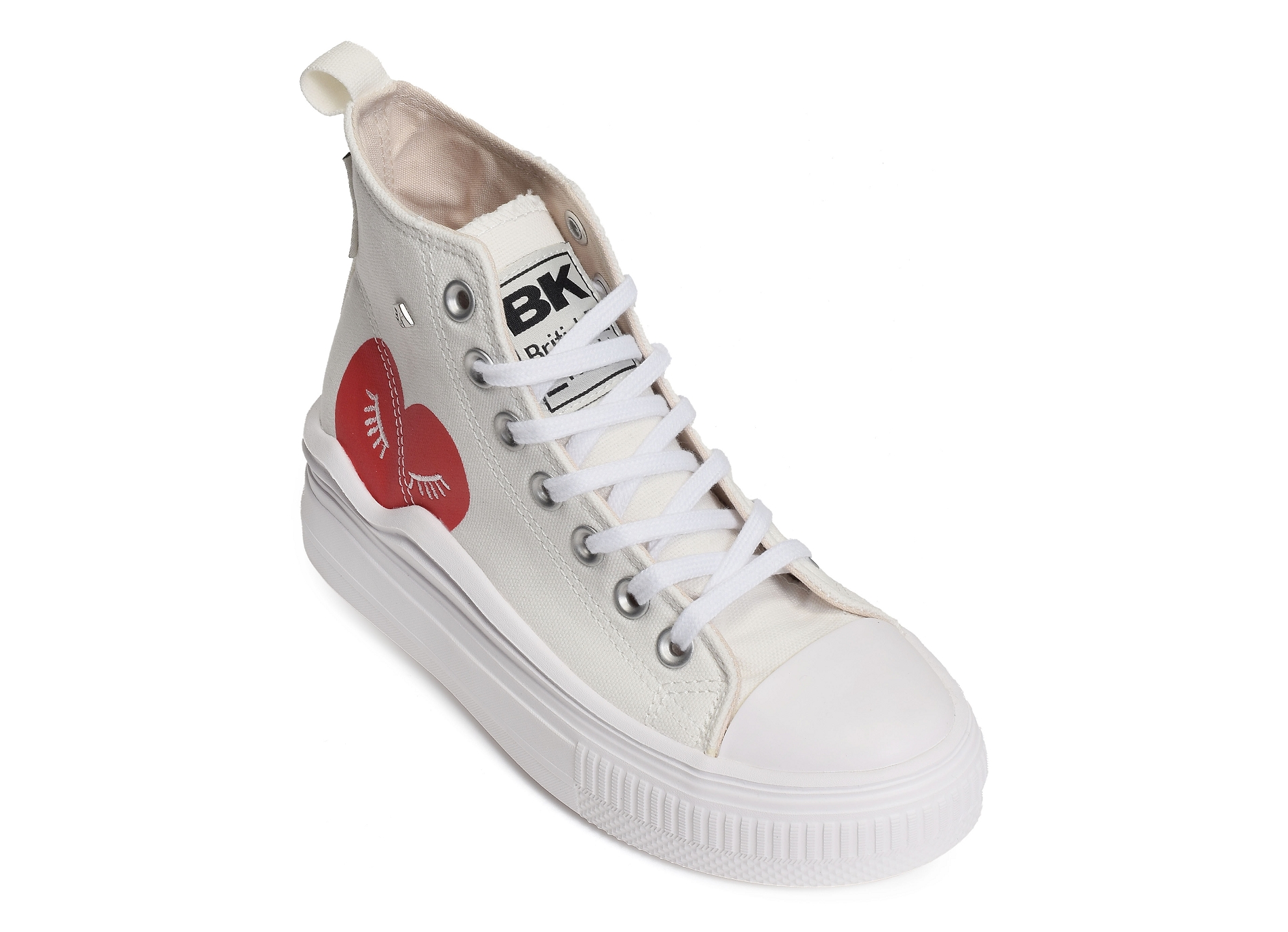 Kaya flow mid 3727 blanc rouge