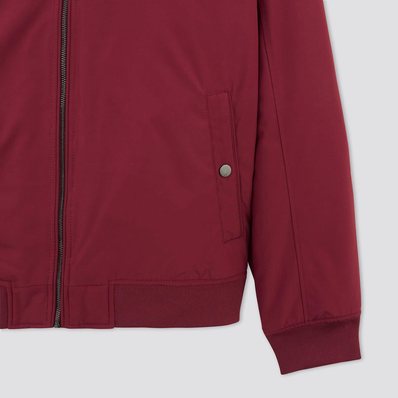 Blouson rembourré col montant Marron