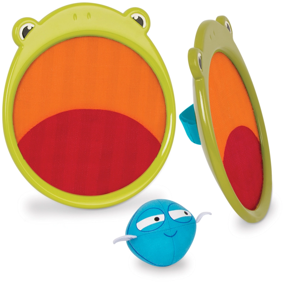 B.TOYS B. Frankie the Frog - Klettball-Fangspiel Frosch Mehrfarbig