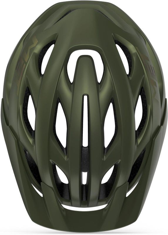 MET - Veleno - Fietshelm - Olive Iridescent Matt - Voor Mannen en Vrouwen
