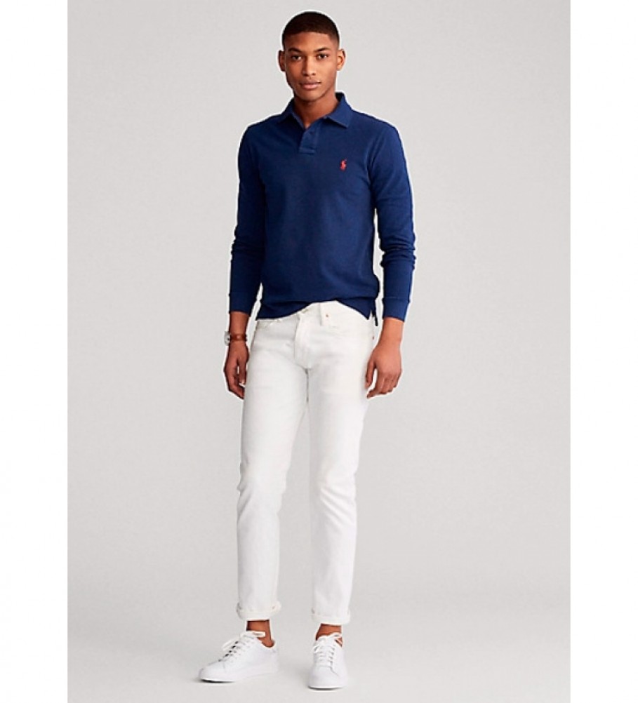 Polo Ralph Lauren Navy Slim Fit Piqué