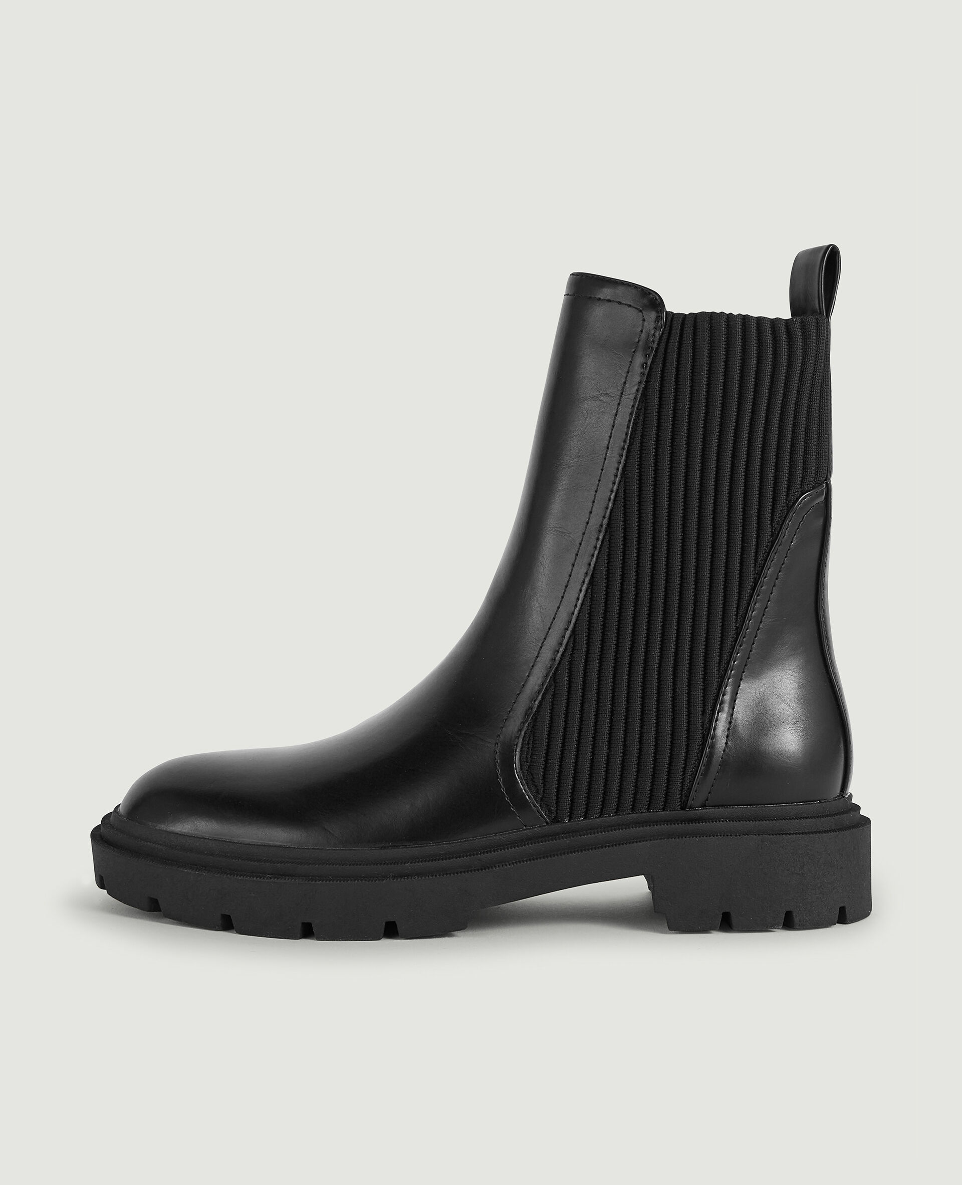 Boots semelles crantées - Noir