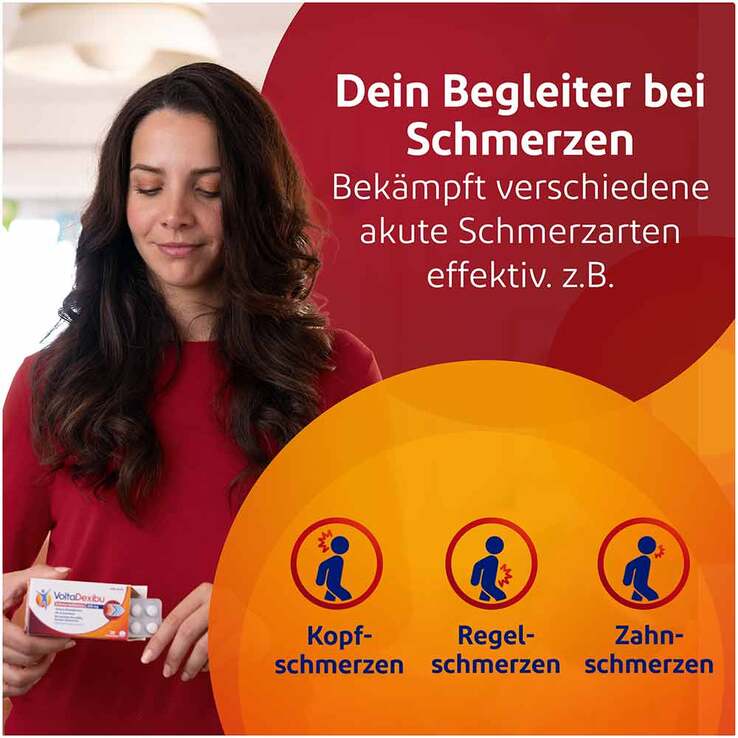 VoltaDexibu Schmerztabletten 200 mg Filmtabletten, 20 St