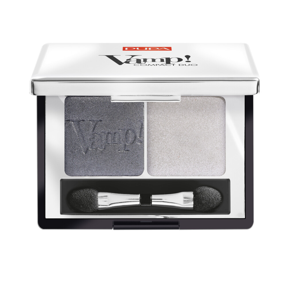 PUPA Milano Vamp! Compact Duo Oogschaduw 009 Silver Stone2,2 gr