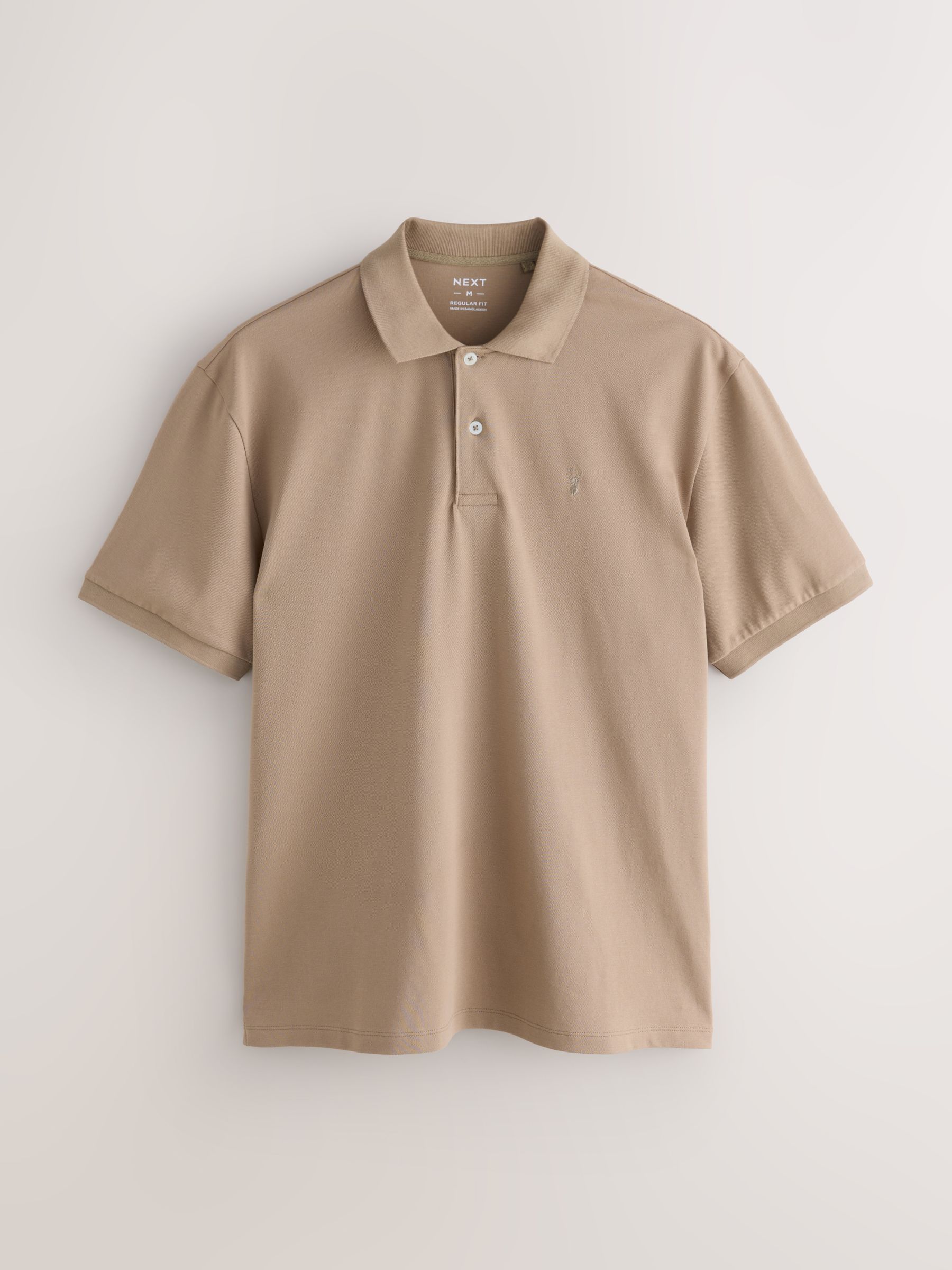 Neutraal - Normale Pasvorm - Long-Sleeve Pique Polo Shirt