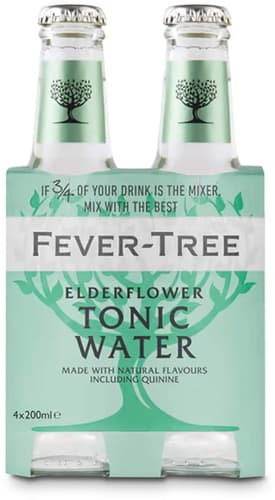 Fever-Tree Elderflower Tonic Water 4x0,2 l (MEHRWEG)