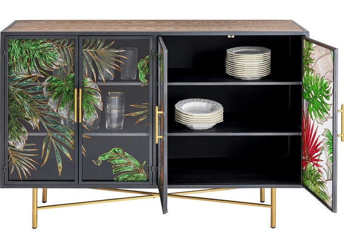 Kare Design - Jungle Dressoir - B95 X D38 X H135 Cm - Multikleur