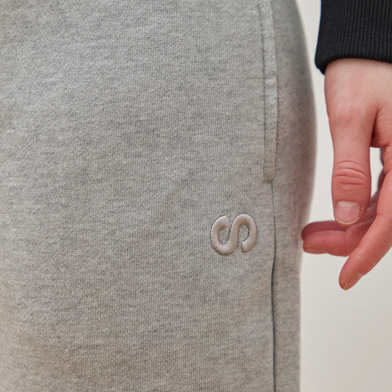Sweatpants Damen aus Bio-Baumwolle Hellgrau