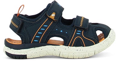 Leaf Ljungby Sandaler, Navy/Orange