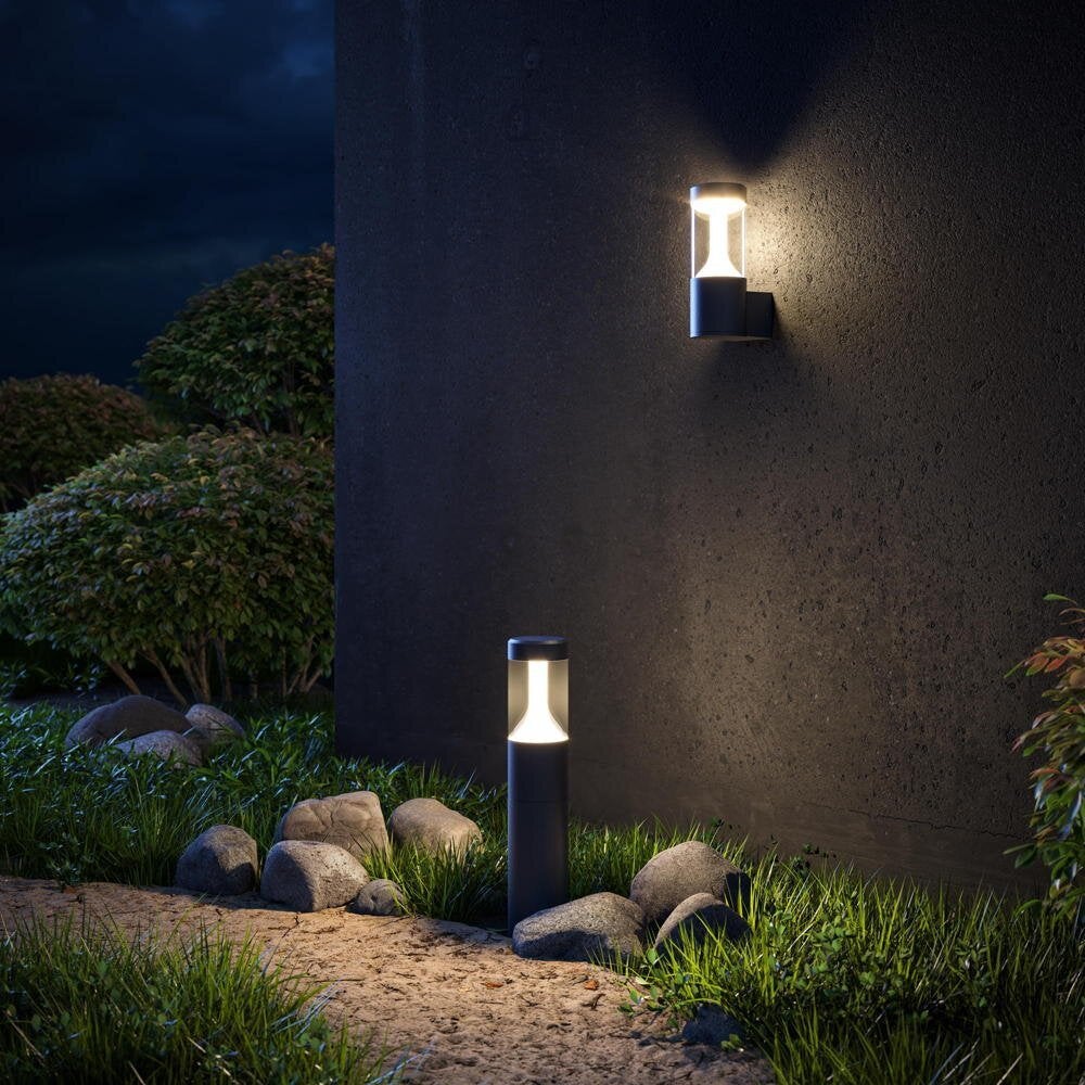 LED-padverlichting Keulen in zwart 8W 450lm IP54 650mm
