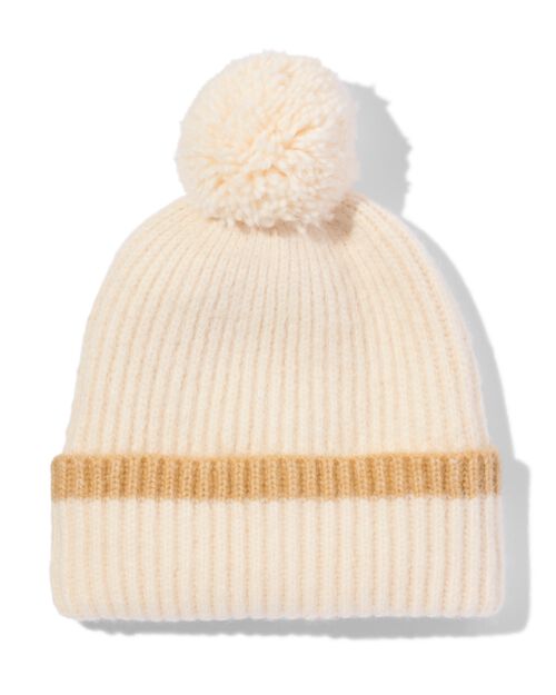 bonnet enfant en laine beige