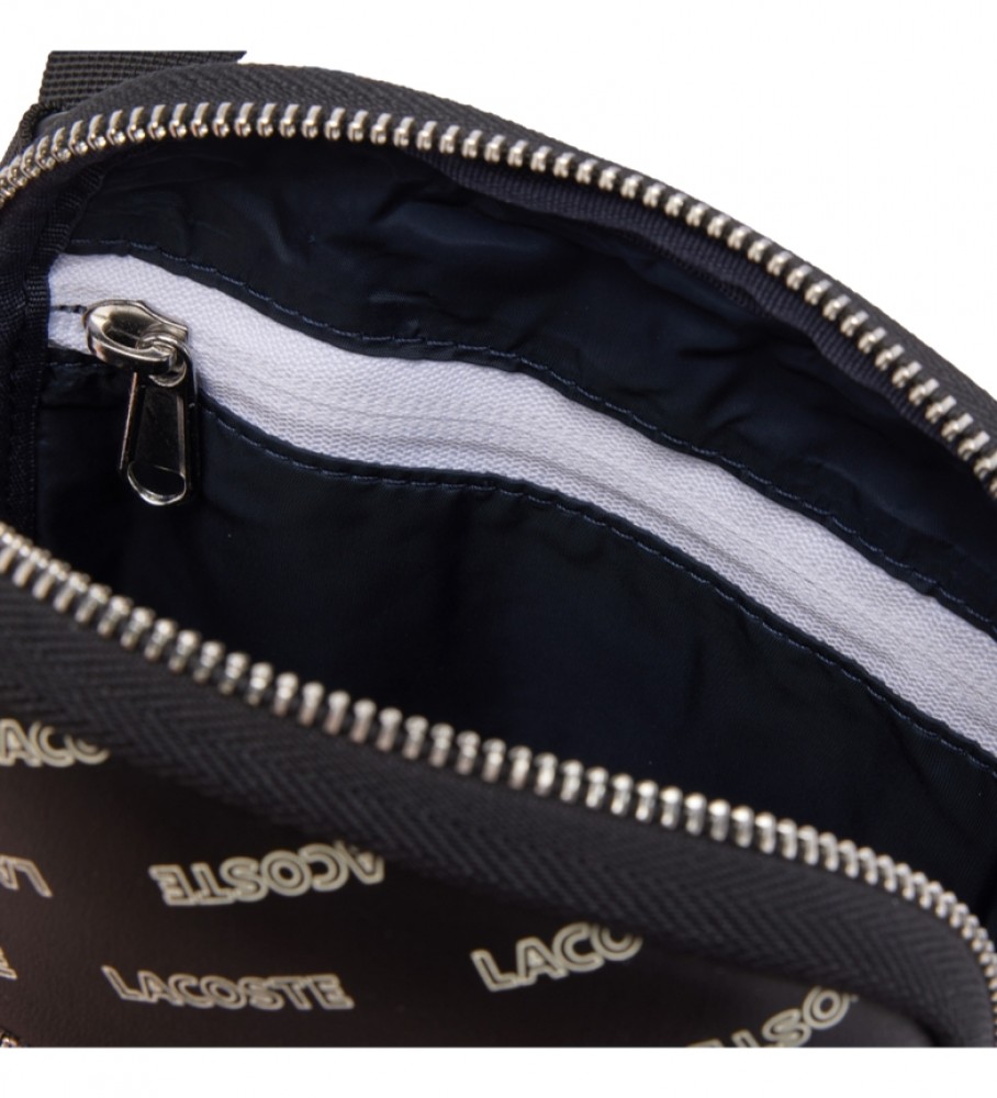 Bolsa transversal Lacoste S Flat preta