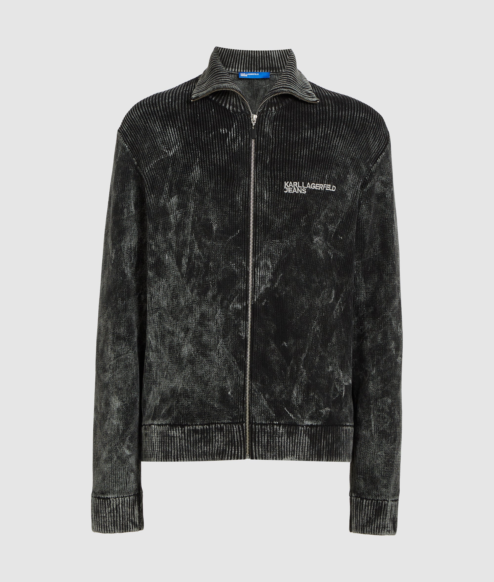 Gewassen rits sweater