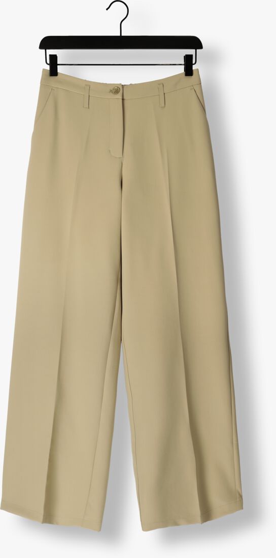 SUMMUM groene summum wijde broek trouwsers wide legs soft foam